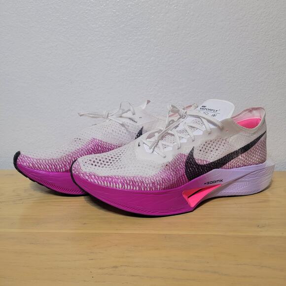 BRAND NEW Nike ZoomX VaporFly Next% 3 Vivid Purple Mens Size 15 Fast SHIPPING main image 10